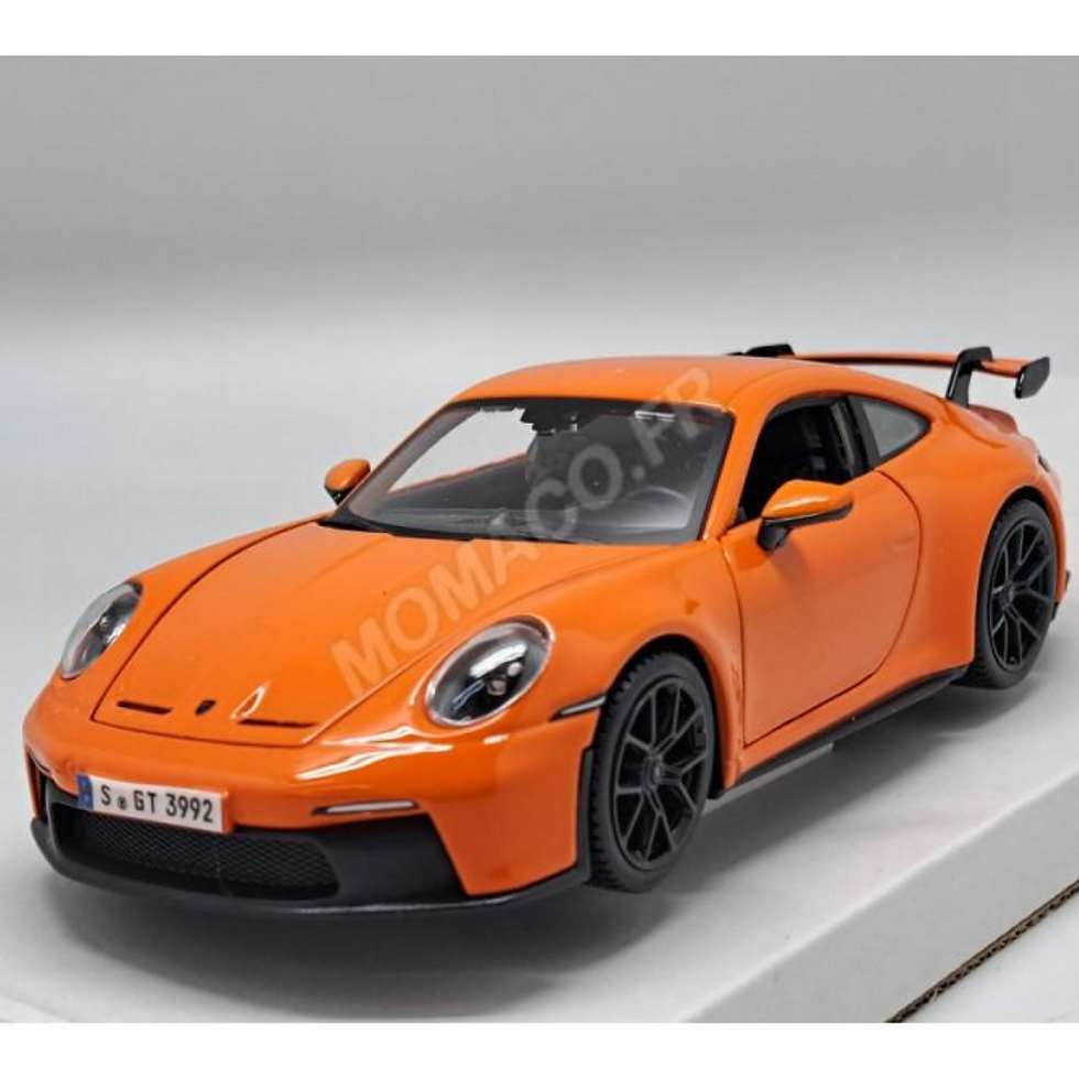 Miniature Porsche 911 GT3 2021, orange - 1:24 - 21104 - Bburago