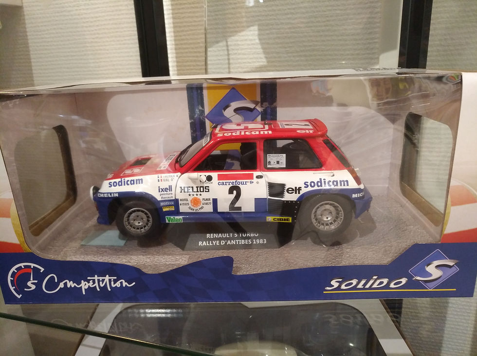 Miniature : RENAULT R5 TURBO 7 J-L.THERIER RALLYE ANTIBES 1983 1ER - Solido