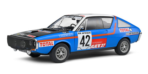 SOLIDO 1/18 - Renault 17 – Rallye Abidjan Nice – 1976 – #42 Pouchelon ...