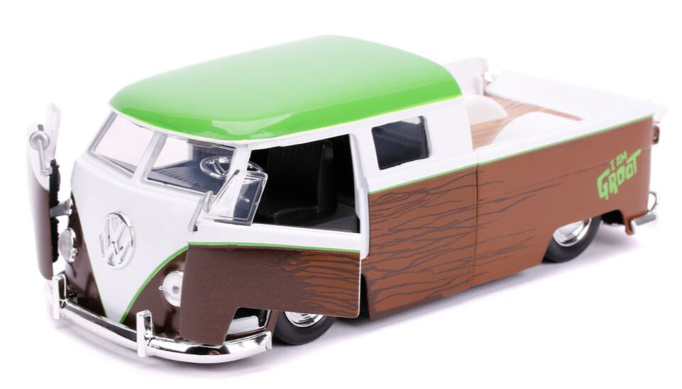 Miniature : JADA 1/24 - Volkswagen Bus W/Groot Figure