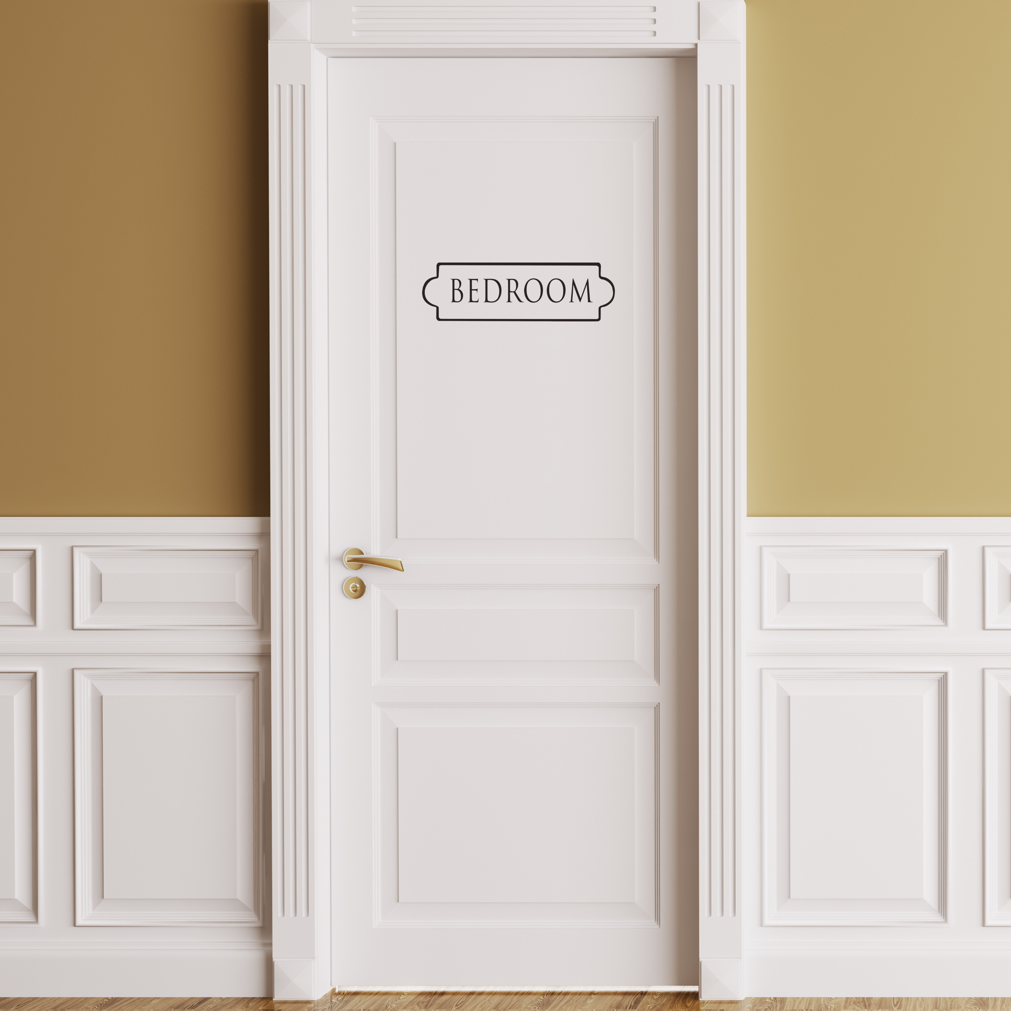 Plaque métal bedroom 26×8 CM - Isabelle Rose