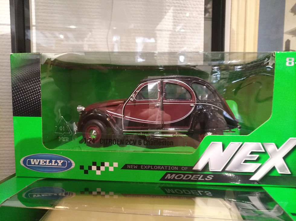 Miniature : CITROEN, 2CV 6 CHARLESTON - 1/24 - Welly - avec sa boite
