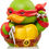 Miniature : TUBBZ Boxed - Ninja Turtles Raphael - Version Boite 9 cm