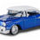 Miniature : MotorMax 1/24 - CHEVROLET BEL AIR Lowrider 1957 Bleue