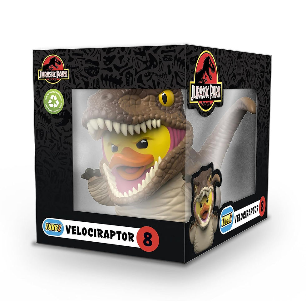 Miniature : TUBBZ Jurassic Park – Velociraptor - Version Boite