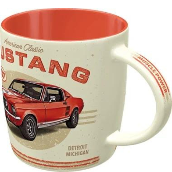 Miniature : Mug céramique Ford Mustang GT 1967 rouge - 330 ml - Nostalgic-Art