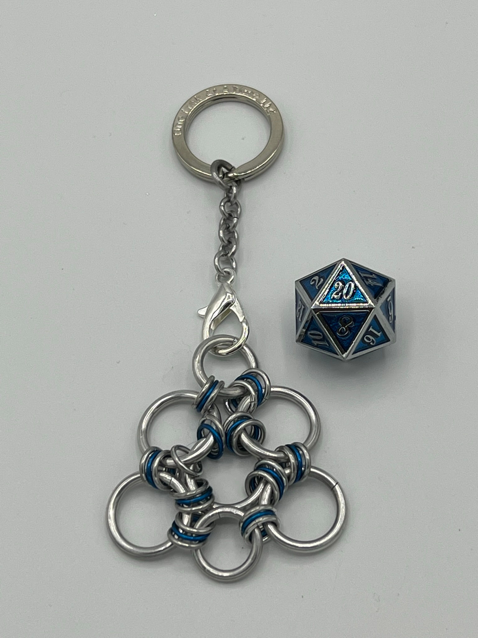 Light Blue with Silver