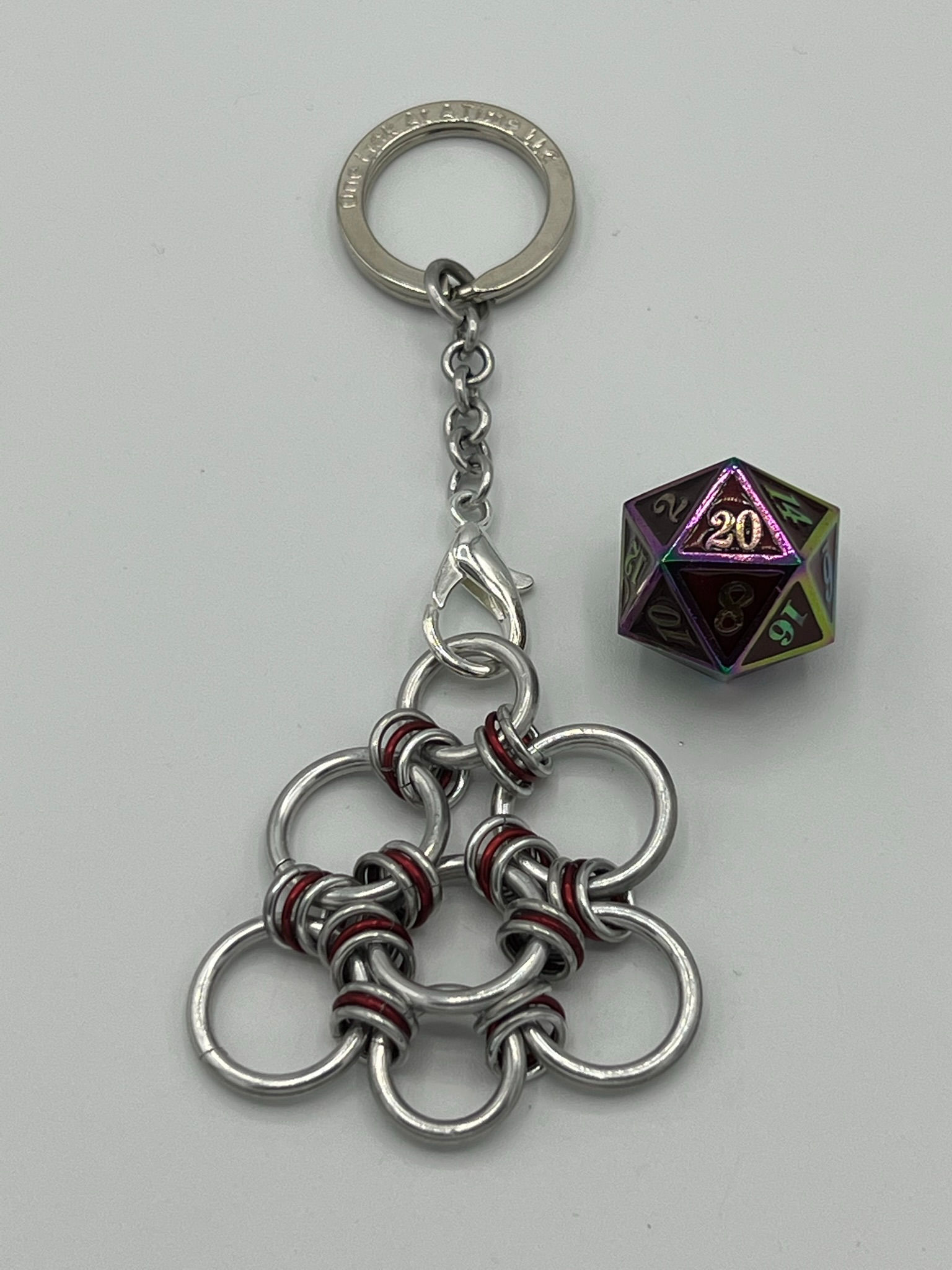 Deep Red with Oil Slick