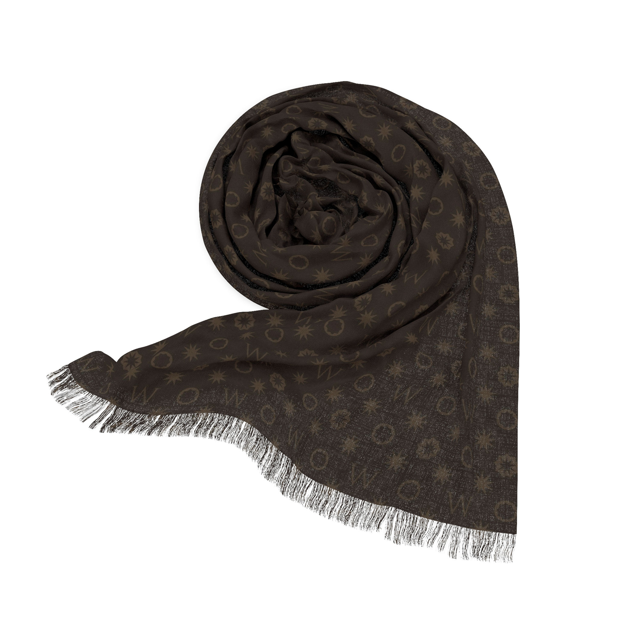LUX - 9 Star Monogram Light Scarf