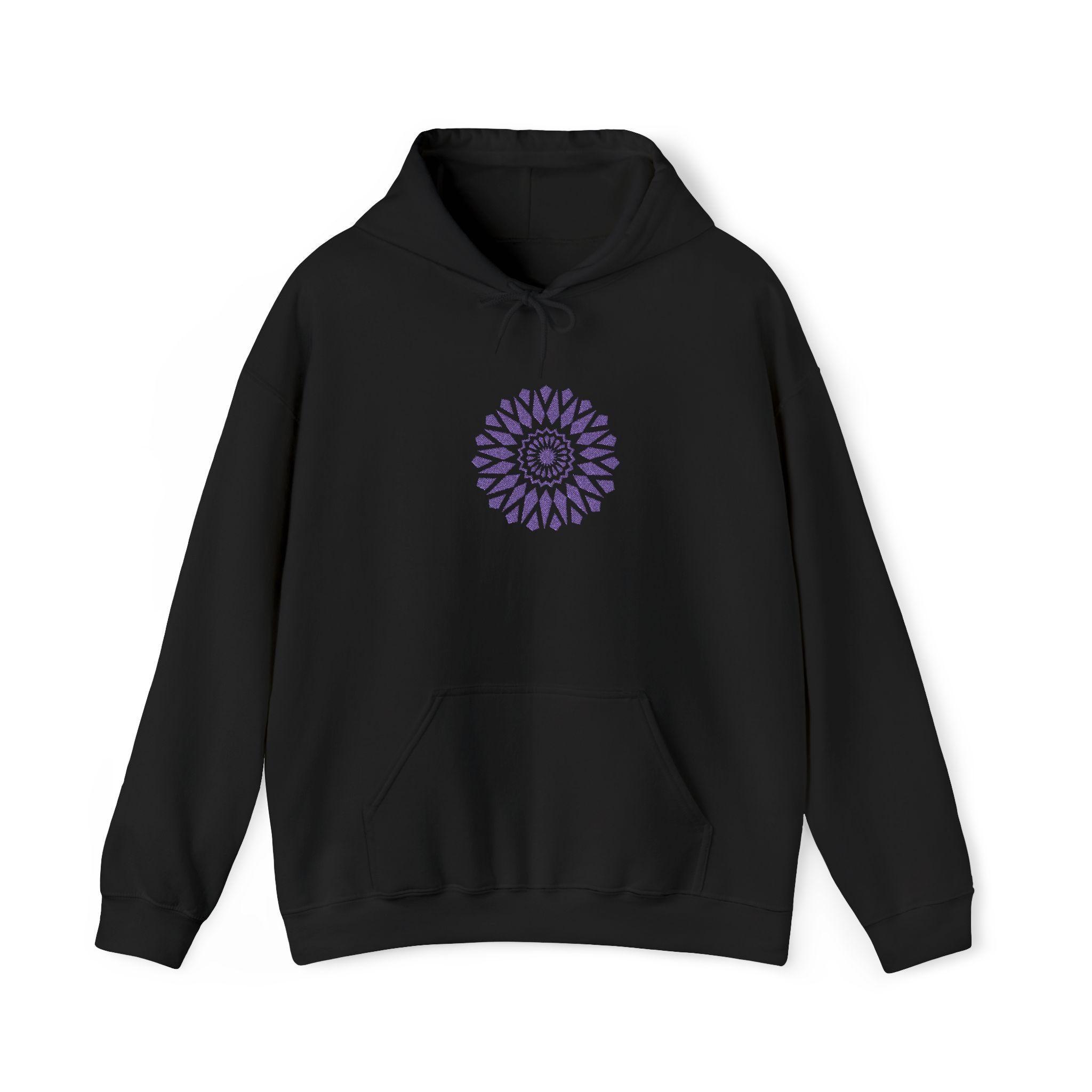 Purple Oneness Embroidered Hoodies