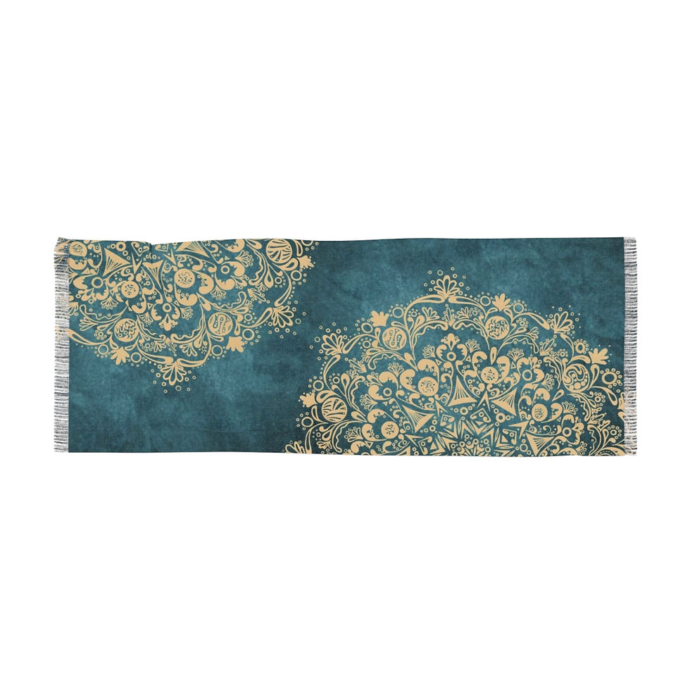 Thumbnail: Immersion - 9 Star Monogram Light Scarf