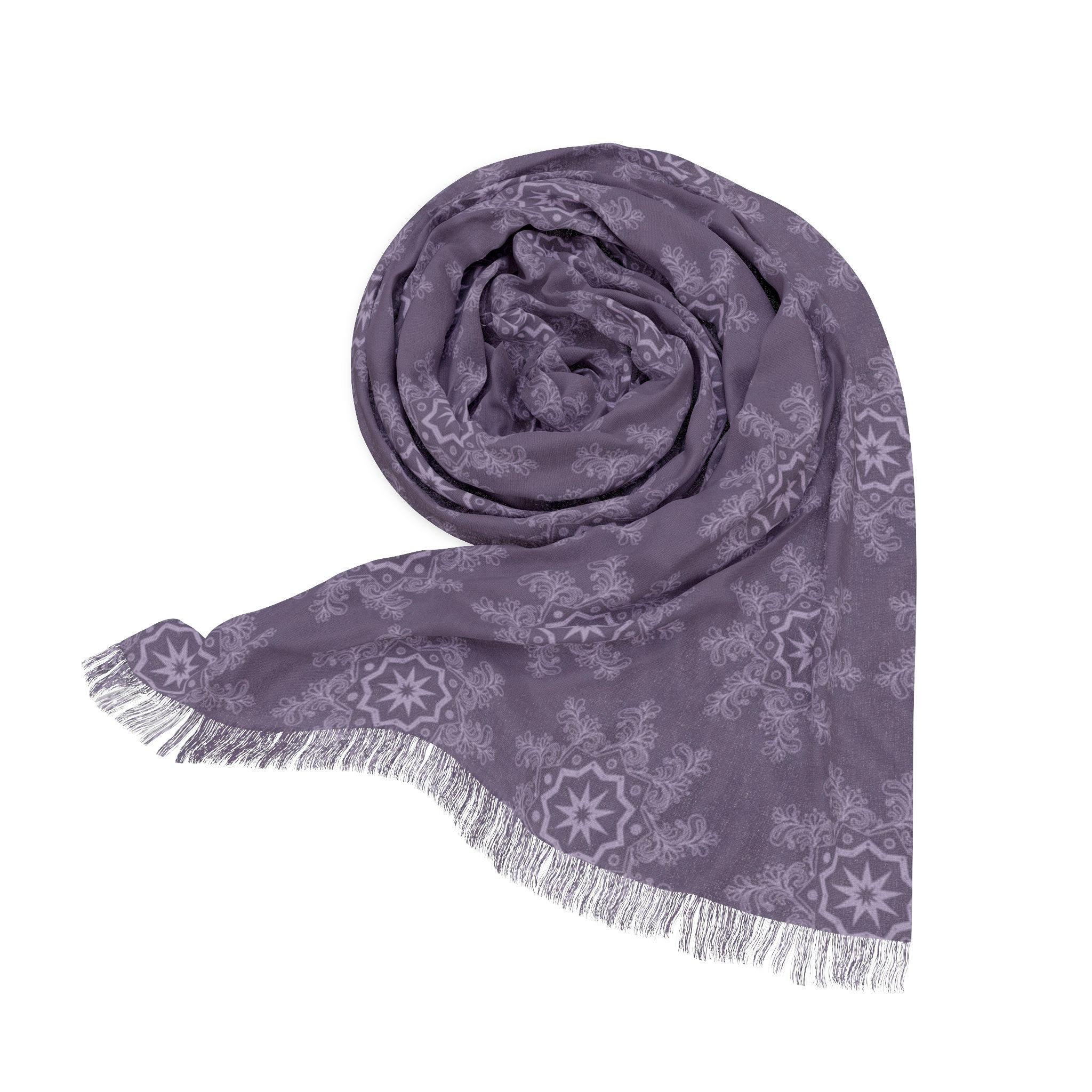 Peri Sundials - 9 Star Mandala Light Scarf