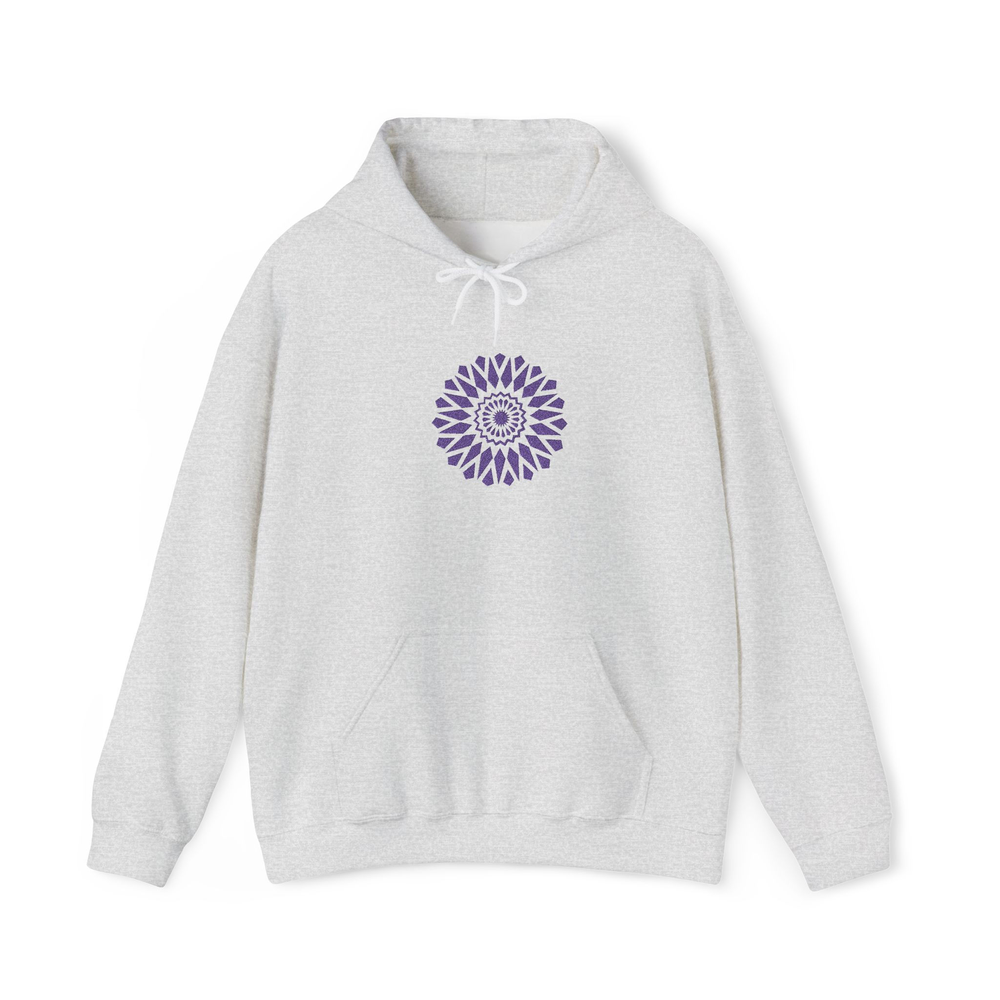 Purple Oneness Embroidered Hoodies