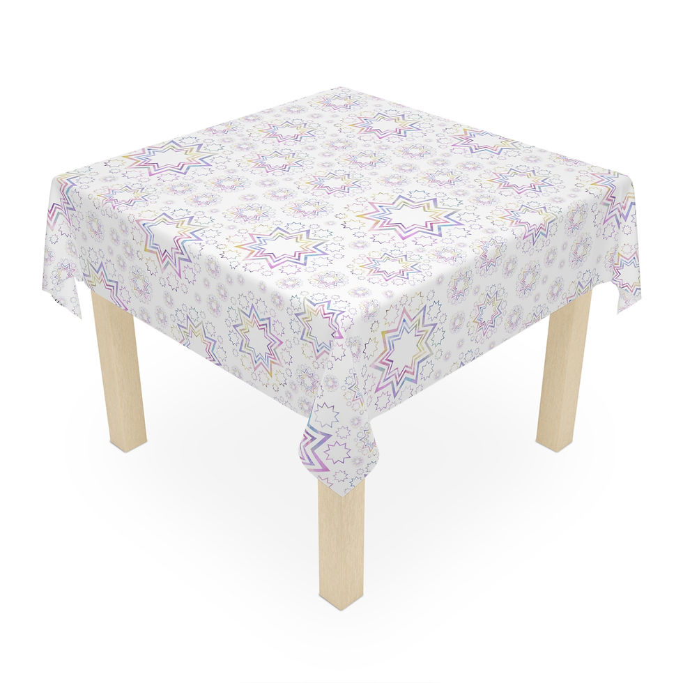 Thumbnail: Ayyam-i-Stars - Ayyam-i-Ha Tablecloth 