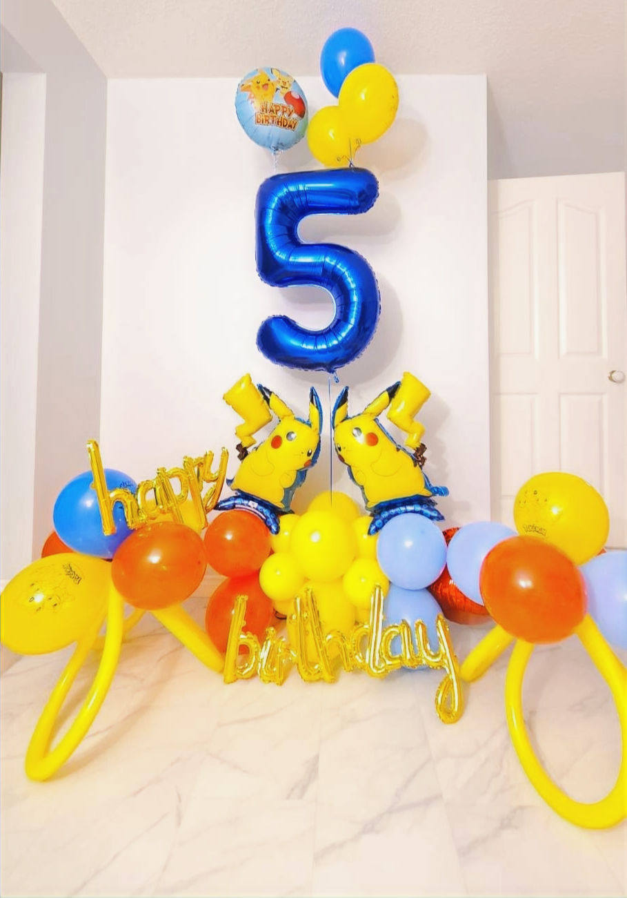 Thumbnail: Themed Happy Birthday Balloon Arrangement