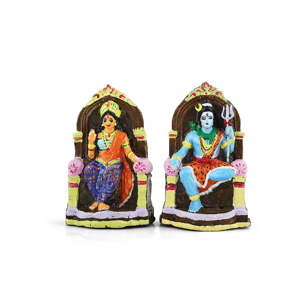 Thumbnail: Shubh Arambh Essentials Gift Box  Shiv Ji Parvati Ji Edition