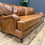 Thumbnail: Ballard Designs Leather Sofa