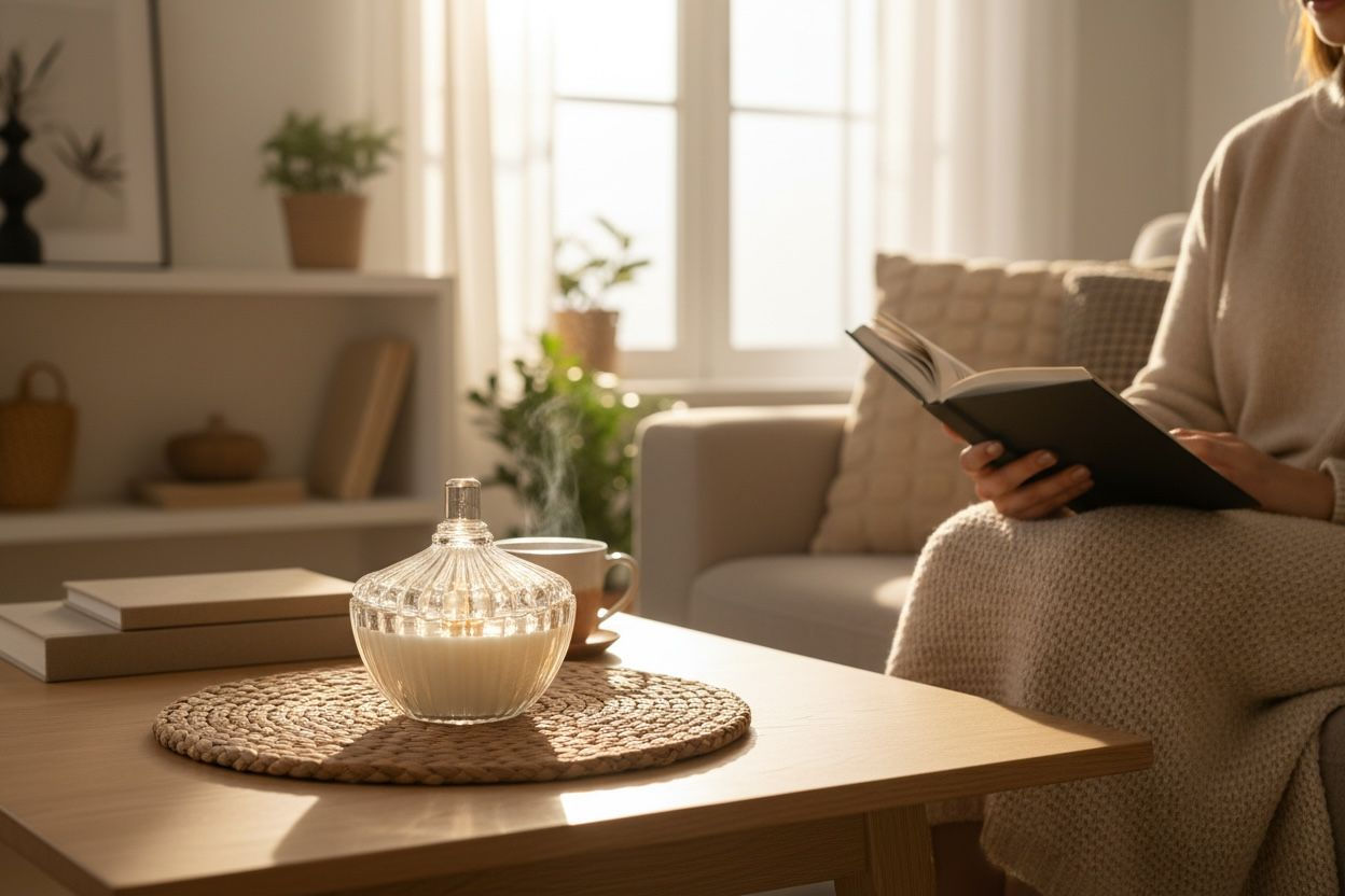 Vela Aromática Laranja com Canela