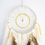 Thumbnail: SOLD - White Quartz Crystal Dream catcher ~ 8" SandSilkSky ~ Boho Spring Decor