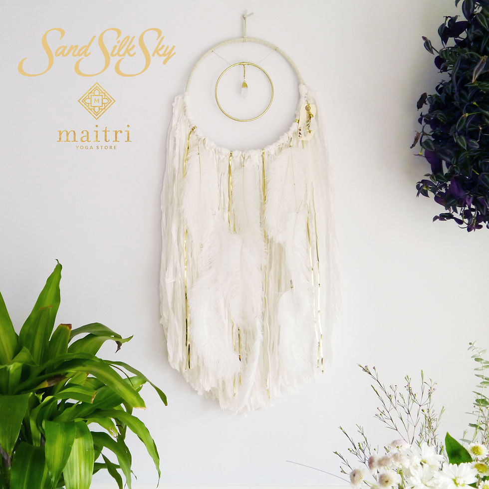 Thumbnail: SOLD - White Quartz Dreamcatcher