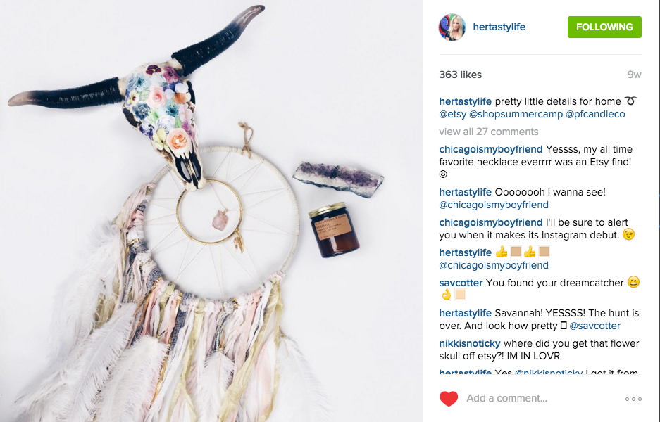 Thumbnail: SOLD - Rose Quartz, Green + White Dreamcatcher