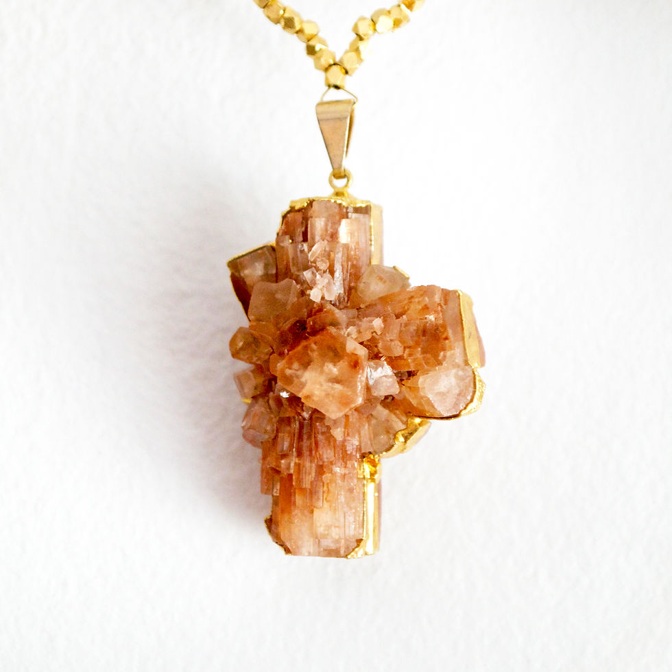 Thumbnail: Autumn Leaves Brown Dreamcatcher ~ Aragonite ~ Desert Natural ~ Autumn Decor