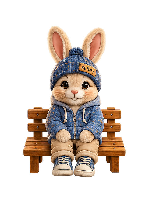 light bunny on bench.png