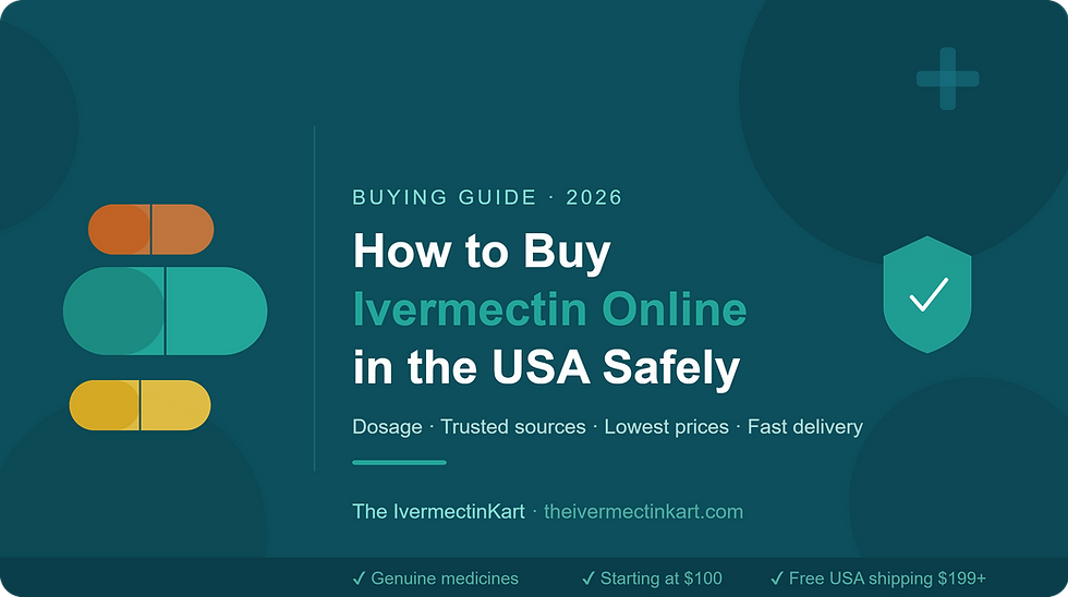 How to Buy Ivermectin Online in the USA Safely (2026 Guide)