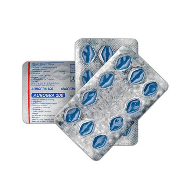 Aurogra 100 mg (Sildenafil Citrate)