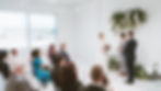 Micro wedding ceremony with approximately 15 guests at The Ensora near Vancouver