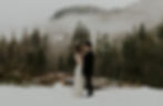 海外新人於加拿大森林雪景中舉行婚禮 Overseas couple wedding in snowy forest landscape in Canada