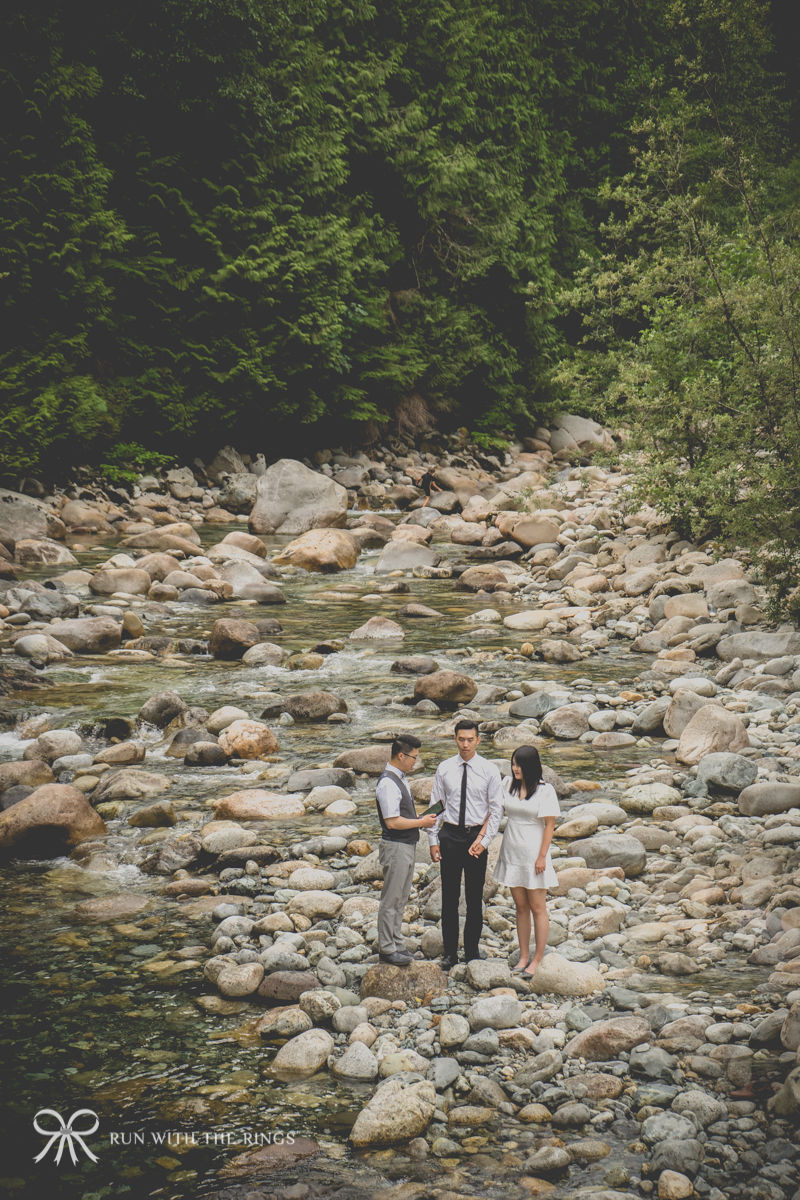 Elopement at Lynn Canyon