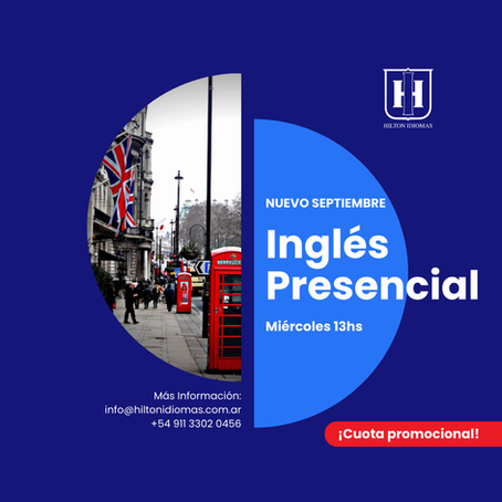 Nuevo Curso Inicial de Inglés en Septiembre