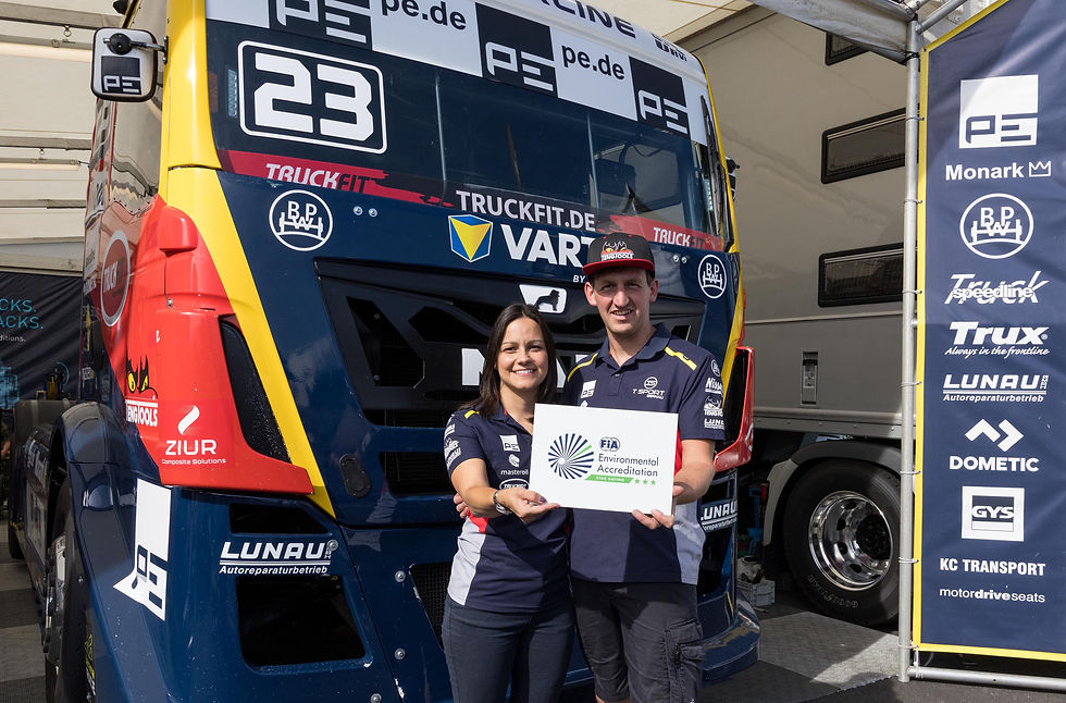 T SPORT BERNAU BECOMES FIRST TRUCK RACING TEAM TO ACHIEVE FIA THREE-STAR ENVIRONMENTAL ACCREDITATION