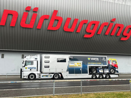 Arrival at the Nürburgring!