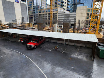 Bank of America canopy 3 Day Install