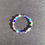 Thumbnail: Multi-Colored Evil Eye with Clear Quartz