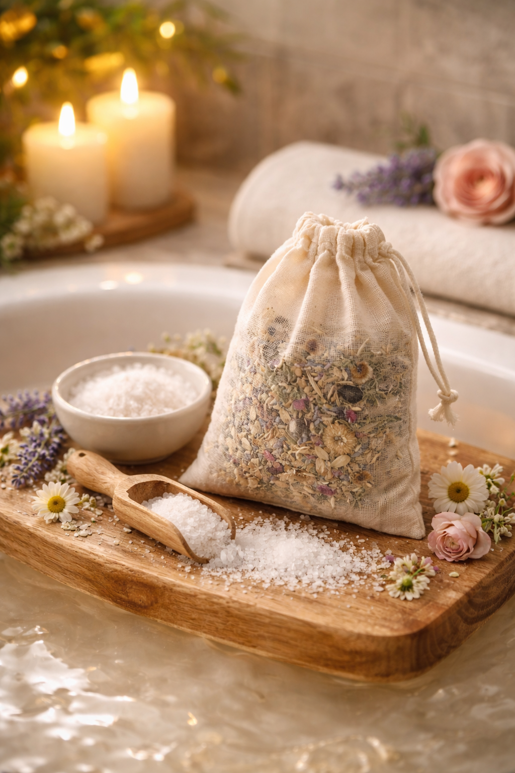 🛁 MUSCLE COMFORT & BODY RELIEF BATH TEA