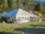 big white event tent