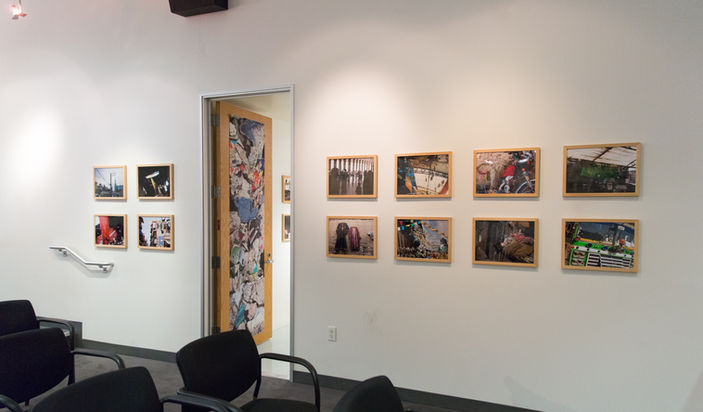 Photographs by Ina Jungmann on display at the Goethe-Institut Los Angeles, showing vibrant scenes of Damascus 2011