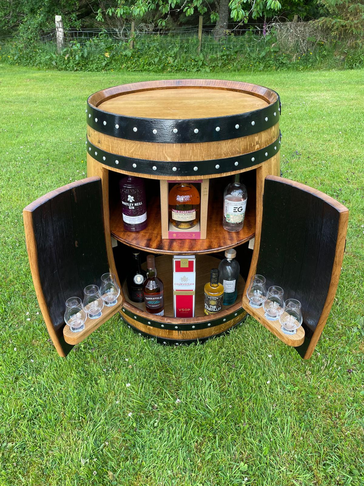 Whisky Barrel Drinks Cabinet