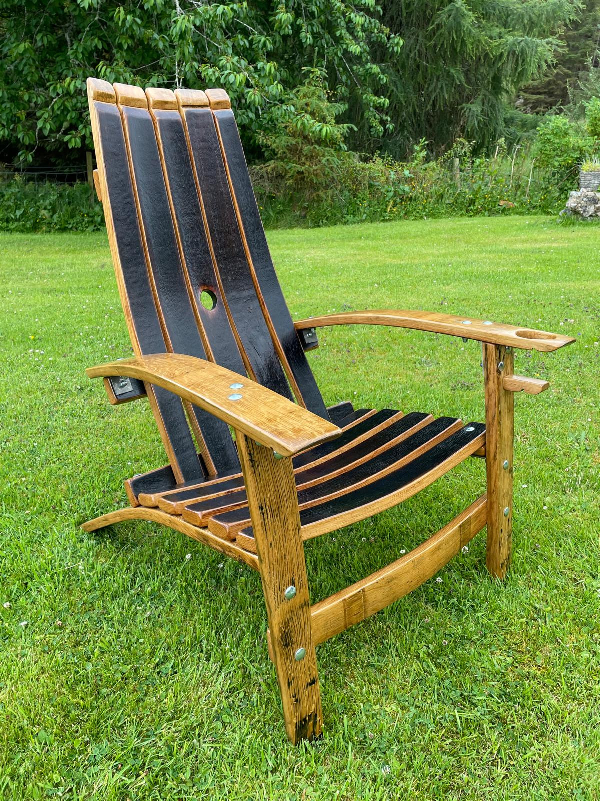 Whisky Stave Adirondack chair