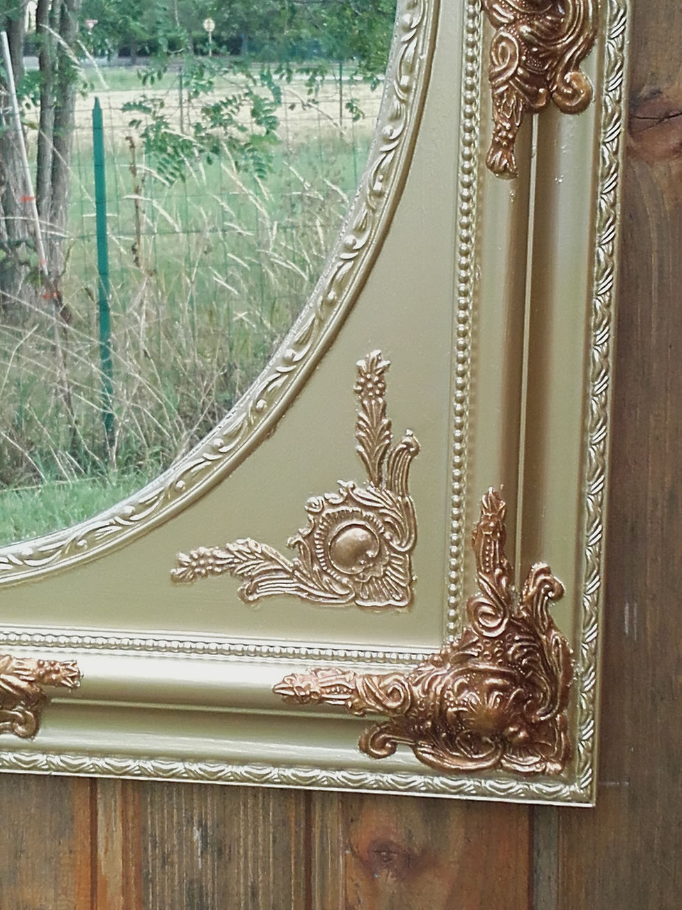 Miniature : miroir baroque 3 or