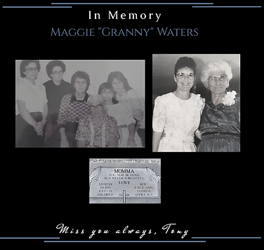 Grandma Waters memorial