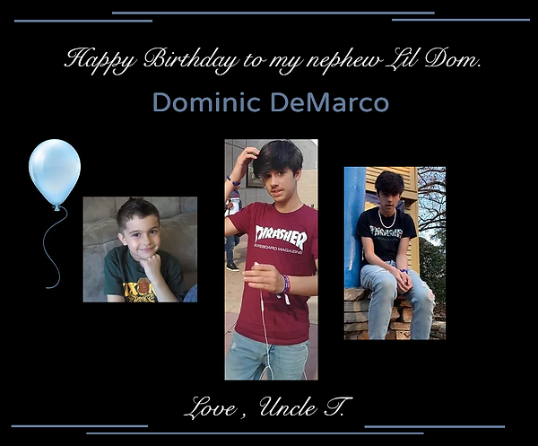 Lil Dom B day