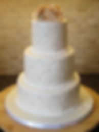 quilted wedding cake