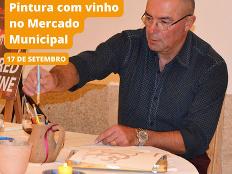 Agenda | Pintura com Vinho no Mercado Municipal