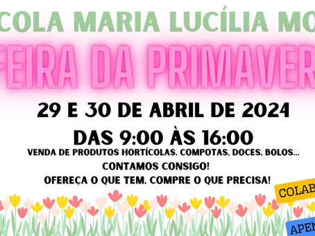Agenda | Feira da Primavera na Escola Maria Lucília Moita