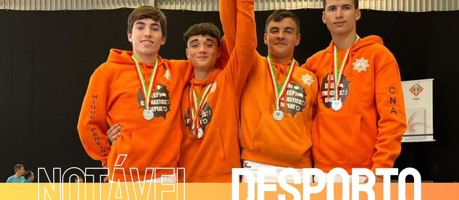 Desporto | Juniores masculinos do CNA Vice-Campeões nos nacionais de ginástica artística