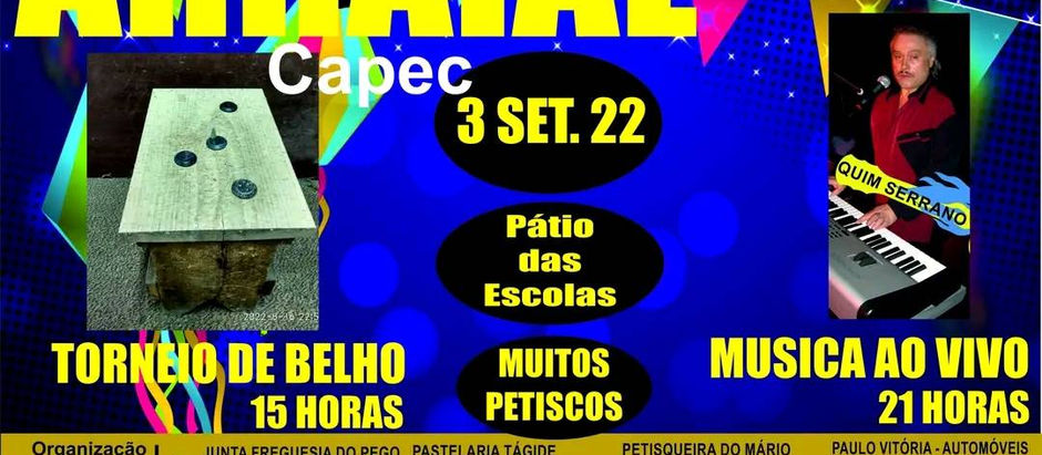 Agenda | Arraial no Pego